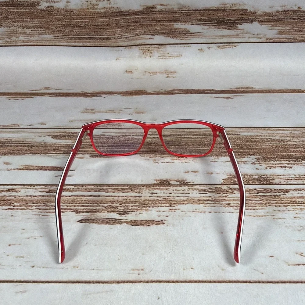 Guess GU9179 090 Blue Red Full Rim Eyeglass Frames 49-15-135 Case Used